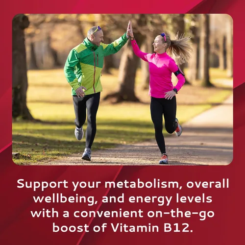 Miniatura 4 de Paquete de 100 tiras de vitamina B12 Tiras con sabor a menta fáciles de disolver por vía oral Tiras de 1500 mcg Vit B12 se disuelve debajo