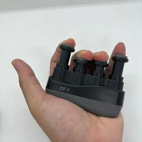 Miniatura 4 de Fortalecedor de dedos, entrenador de agarre de mano para piano, guitarra, bajo, ukelele, cítara y más, material plástico, ligero y portátil, mejora