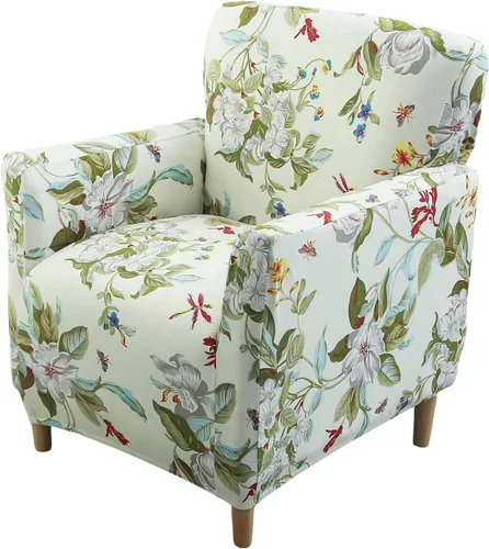 Miniatura 61 de FUANGUI Funda para Sillón de Banquete con Brazos Fundas para Sillas Elásticas Funda para Sillón Club Funda Suave para Sillón Sofá Cubiertas 03