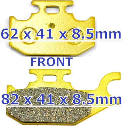 Miniatura 3 de Pastillas de Freno Delantero Trasero Frenos para Can Am Outlander 400 500 650 800 Max - 400 2007-2014 - 500 2007-2012 - 650 2007-2012 - 800