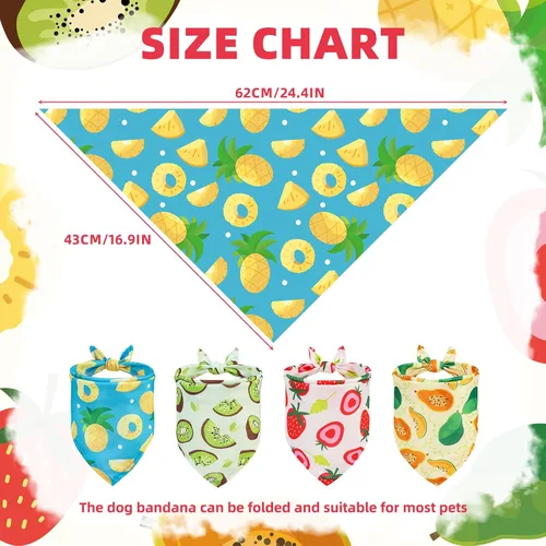 Miniatura 2 de PUPTECK Bandana de cumpleaños para perro, traje de 4 piezas, bufanda de babero triangular suave para mascotas, suministros de decoración de fiesta