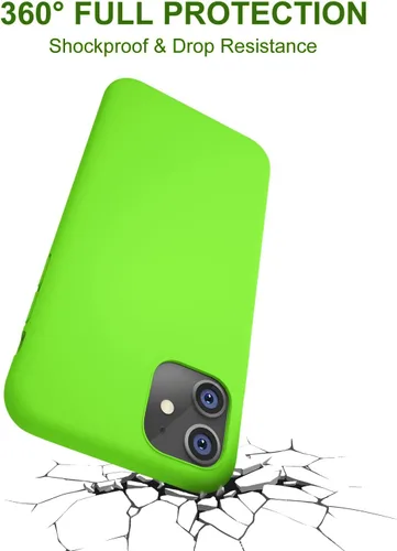 Miniatura 4 de DTTO Funda compatible con iPhone 11, serie Romance, funda de silicona cubierta completa [protección mejorada de cámara y pantalla] con cojín