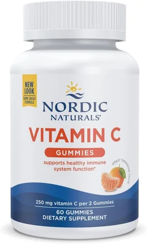 Miniatura 8 de Gomitas de vitamina C de Nordic Naturals, las gomitas masticables de mandarina proporcionan la dosis diaria de los nutrientes esenciales