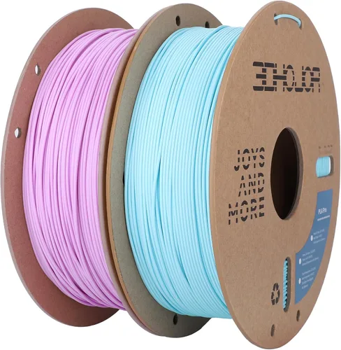Miniatura 14 de 3DHoJor PLA+ 3D Printer Filament Bundle, Multicolor PLA+ Filament 1.75mm, Vacuum Packed, 0.25kg*8 Pack, 2kg Total, Black+Bone