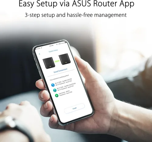 Miniatura 7 de ASUS ZenWiFi AX6600 Tri-Band Mesh WiFi 6 System (XT8 1PK) - Cobertura para todo el hogar de hasta 2750 pies cuadrados y más de 4 habitaciones
