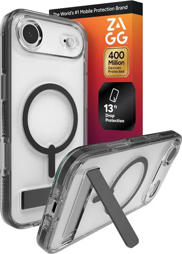 Miniatura 65 de ZAGG Santa Cruz Snap - Funda con función atril para iPhone 16 Pro Max, compatible con MagSafe, protección contra caídas de grado militar de 13 pies