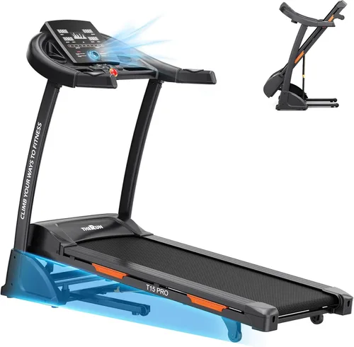 Miniatura 8 de THERUN Incline Treadmill, Treadmills for Running and Walking, 300 lbs Weight Capacity Folding Treadmill with 0-15% Auto Incline, Wide Belt, 3.5 HP