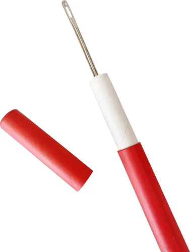Miniatura 2 de Olgamo Aguja larga de ojo grande para tapicería profesional, fácil de enhebrar, aguja de coser a mano (10 pulgadas)