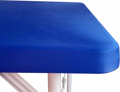 Miniatura 33 de Mantel elástico para mesa auxiliar de cóctel, ajustable de elastano, tamaño pequeño, para mesa auxiliar, 24 x 24 pulgadas, color beige