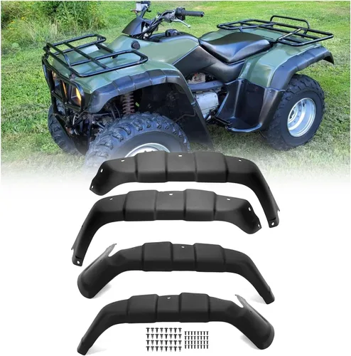 Miniatura 11 de Kojem Guardabarros izquierdo compatible con Honda TRX350TM TRX350TE TRX350FM TRX350FE 2000-2003 Tapa lateral delantera del lado del conductor negro