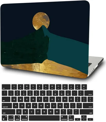 Miniatura 16 de Funda para MacBook Pro 14 2023 M2 A2779 A2442 M1 Pro/Max, Carcasa Protectora de Plástico Duro para Laptop y Cubierta para Teclado, Tablero de Damas