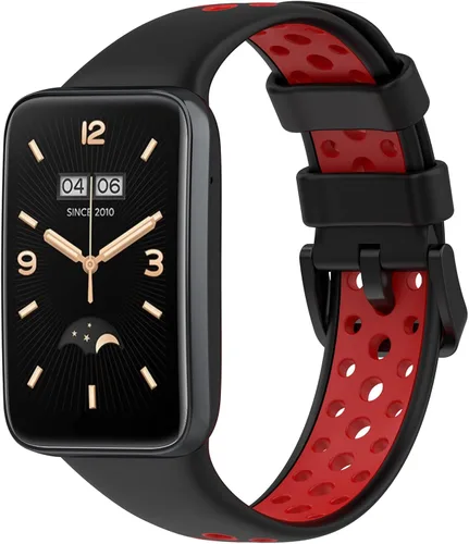 Miniatura 3 de Correa deportiva compatible con Xiaomi mi Band 7 Pro Band Pulsera de silicona transpirable Agujeros de aire Correa de repuesto para Xiaomi Band 7