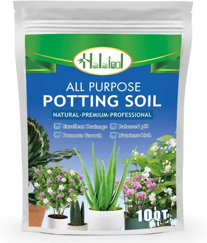 Miniatura 9 de Halatool Tierra para macetas de interior de 3 cuartos de galón para plantas, mezcla para macetas de orquídeas, tierra de jardín superior
