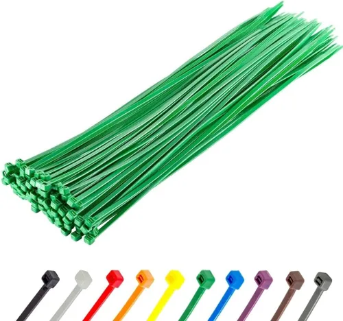 Miniatura 65 de GTSE - Paquete de 100 bridas con cremallera de 20.3 cm, color plateado/gris, 8.06 kg de resistencia, bridas de nailon grises resistentes a los rayos