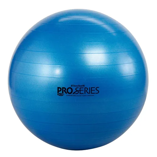 Miniatura 10 de THERABAND Pro Series Pelota de Ejercicio, Entrenador de Estabilidad Amarillo de 18 pulgadas para Usuarios de 4'7"–5', Pelota Anti-Explosión de Yoga