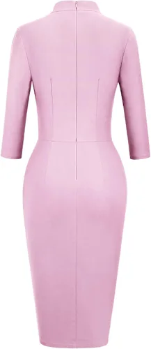 Miniatura 2 de Muxxn - Vestido de cóctel con bolsillo para mujer, diseño clásico vintage
