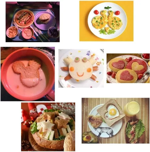 Miniatura 6 de Juego de cortadores y selladores de galletas mejorados Abruga para sándwich, cortador de verduras y sellos de frutas, molde con estrella