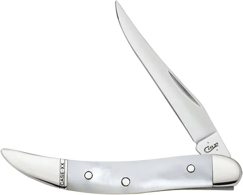 Miniatura 6 de Case XX WR Navaja de bolsillo pequeña Texas Toothpick Blanca con estrellas y rayas sintéticas, artículo #39912 (410096 SS) 7.6 cm cerrada, fabricada