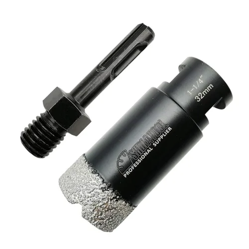 SHDIATOOL Brocas de núcleo de diamante de 1-1/4 pulgadas, sierras de agujero para azulejos de 1.260 in para azulejos de cerámica, cerámica, ladrillo