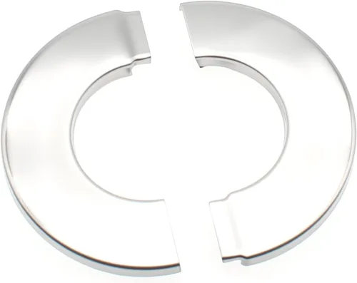 Miniatura 2 de Brida dividida de pared de acero inoxidable de 4.0 pulgadas, 2 piezas, escudo decorativo dividido, autoadhesivo, accesorios de cubierta de tubería
