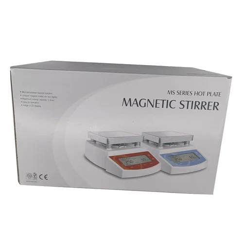 Miniatura 8 de Agitador magnético de placa caliente Agitador magnético de calefacción con capacidad de agitación 0 ~ 67.6 fl oz Velocidad de agitación 0 a 1250 rpm