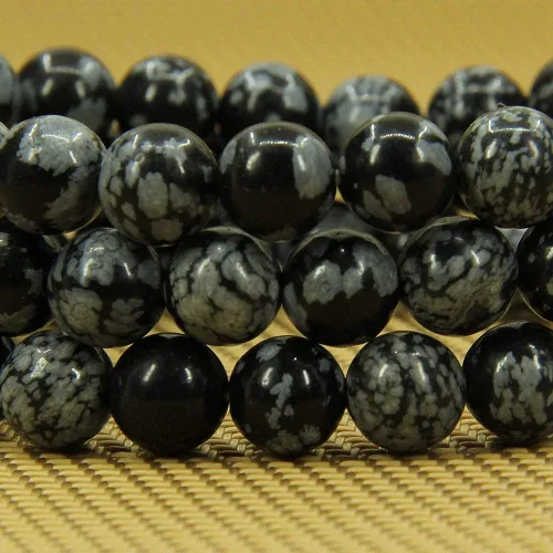 Miniatura 4 de Angelstones Pulsera elástica hecha a mano con gemas semipreciosas de 0.315 in, cuentas redondas, 7 pulgadas, unisex