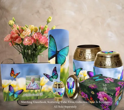 Miniatura 6 de Urnas de Cremación Conmemorativas para Cenizas Humanas Adultas Femeninas - Urnas Personalizadas y Decorativas para Mujeres - Urnas Bellamente Hechas