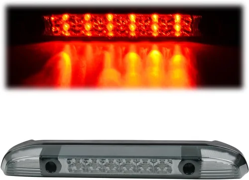 Miniatura 12 de G-PLUS Tercera tercera luz de carga de freno compatible con Nissan Frontier Pickup 2001-2004 Centro de techo trasero de montaje alto Lámparas 01-04