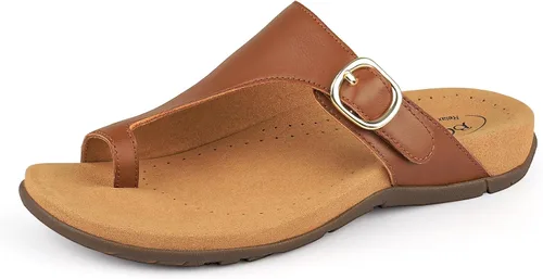 Miniatura 8 de BCSTUDIO Sandalias ortopédicas para mujer con soporte para el arco, cómodas sandalias ortopédicas de verano para caminar, informales, elegantes