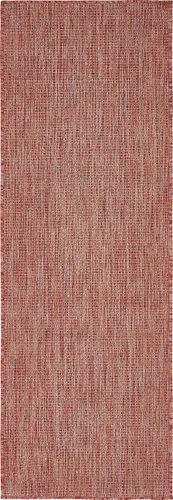 Miniatura 41 de Unique Loom Collection Alfombra de Área Plana Casual de Transición Sólida Jaspeada para Interiores/Exteriores (Pasillo 2' x 6' 1", Azul/Azul Marino)