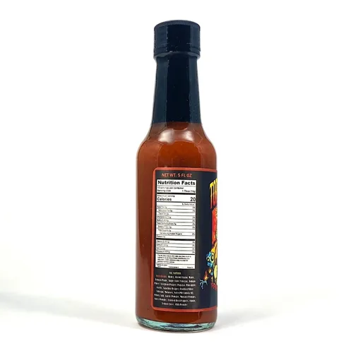 Miniatura 2 de Torchbearer Sauces Brimestone TorchedStone - Salsa picante tailandesa XXX, nivel de calor 6 – Fiery Carolina Reaper y escorpio pimienta tailandesa