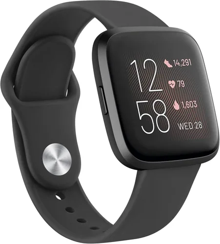Miniatura 22 de AK Bandas de silicona compatibles con Fitbit Versa 2 / Versa / Lite / SE para mujeres y hombres, correas clásicas suaves de repuesto para reloj