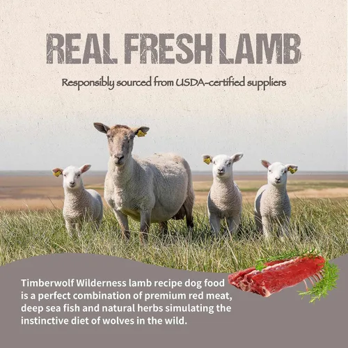 Miniatura 4 de Timberwolf Wilderness Lamb Receta Alimento seco para perros 4lb