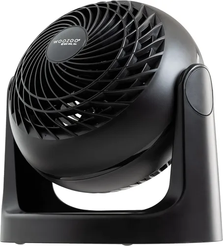 Miniatura 9 de IRIS USA WOOZOO Ventilador de escritorio, circulador de aire oscilante, 3 velocidades, distancia máxima de aire de 36 pies, cobertura de 244 pies