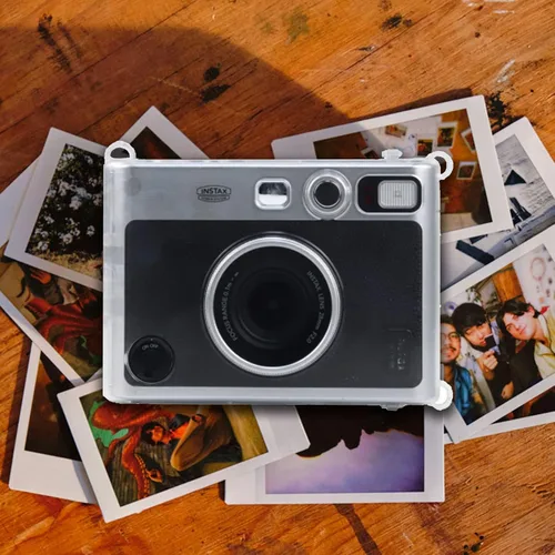 Miniatura 2 de Mini Evo - Funda transparente para cámara instantánea Fujifilm Instax Mini Evo, protector de impresora fotográfica transparente con correa