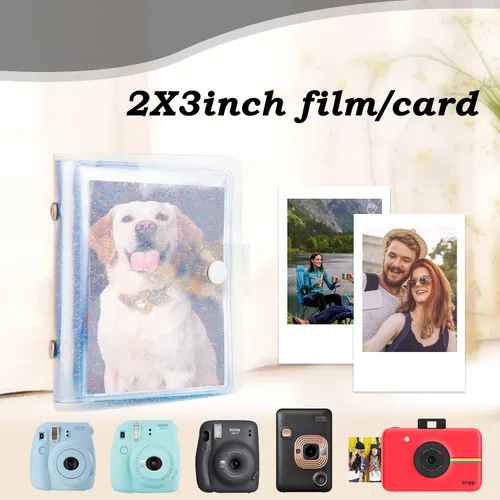 Miniatura 5 de Paquete de 4, 36 bolsillos 2 x 3 pequeños álbumes de fotos para Fujifilm Instax Mini, Polaroid Snap, Z2300, cámaras instantáneas SocialMatic e