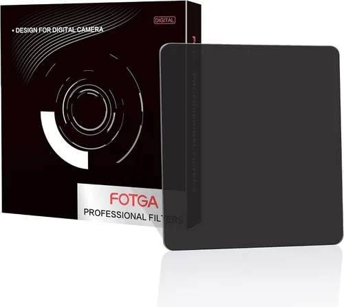 Filtro cuadrado de 3.937 x 3.937 in, ND8 (0.9) Densidad neutra de vidrio óptico de 3 paradas, se adapta al soporte de filtro de caja mate Cokin Z