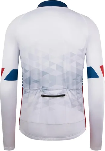 Miniatura 2 de GCRFL Winter Men's Cycling Jersey Long Sleeve Cold Weather Cycle Tops Cycling Jacket Thermal Fleece Bike Shirts Zipper Pocket