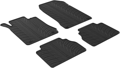 Miniatura 22 de Gledring USA - Tapetes de carga de goma personalizados para todo tipo de clima, diseñados para Mercedes Benz GLC X253 2016-2022, no se requiere