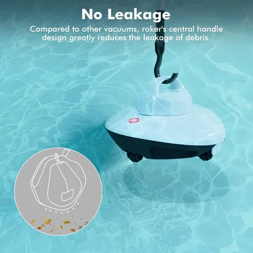 Miniatura 7 de HYDRUS Aspirador robótico inalámbrico para piscina con motor sin escobillas, potente robot de piscina para piscinas sobre el suelo, hasta 90 minutos