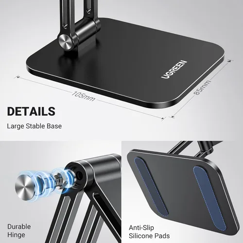 Miniatura 9 de UGREEN Soporte Magnético para Teléfono Compatible con Soporte MagSafe para Escritorio Diseño Ergonómico Ajustable, Soporte de Teléfono Celular