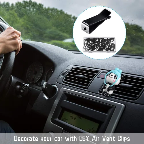 Miniatura 5 de Frienda Clips de ventilación para ambientadores de coche, accesorios de coche, ambientador de aire con cabeza cuadrada, clips de perfume para salida