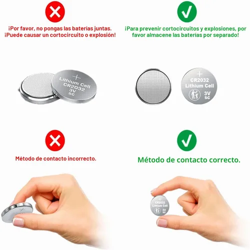 Miniatura 6 de Nightkonic Paquete de 50 piezas - Batería CR2032 3v Litio Botón Celda Moneda 2032 Batería