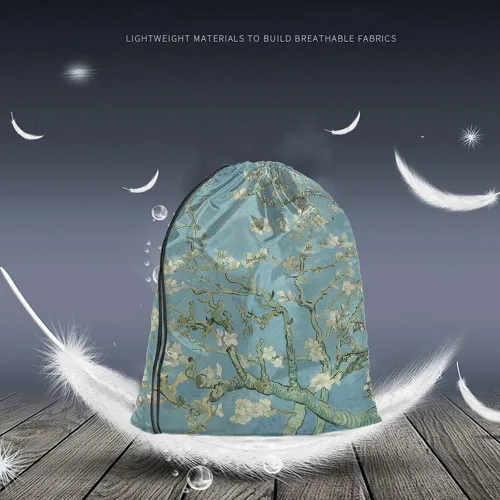 Miniatura 2 de Bolsas de cordón de arte abstracto Bolsa de mochila Bolsa de gimnasio Bolsa de cordón, Multi-a198, Mochilas de viaje