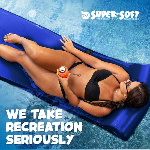 Miniatura 5 de TRC Recreation Sunsation 1.75" Thick Foam Pool Float Lounger w/ Headrest for Lounging & Sunbathing in Swimming Pools, Beaches & Lakes, 70" x 26