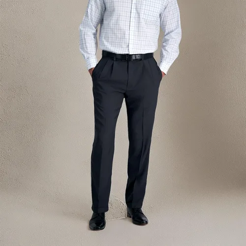 Miniatura 5 de Haggar E-CLO Repreve Stria Pleat Front - Pantalón de vestir para hombre
