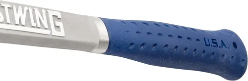 Miniatura 4 de Estwing AL-PRO - Martillo de carpintero de aluminio, 14 oz, garra recta con cara lisa y mango reductor de impactos - ALBL, azul