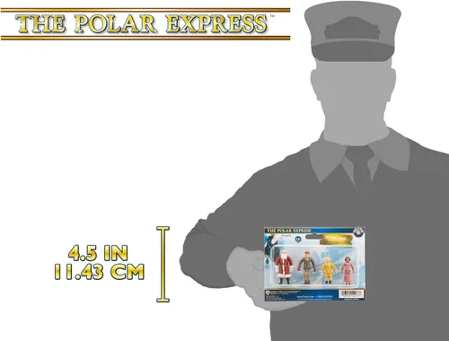 Miniatura 7 de Lionel Trains - El paquete de personajes del Expreso Polar, escala O, Personajes: Santa, Billy, Chica Héroe, Vagabundo Multicolor