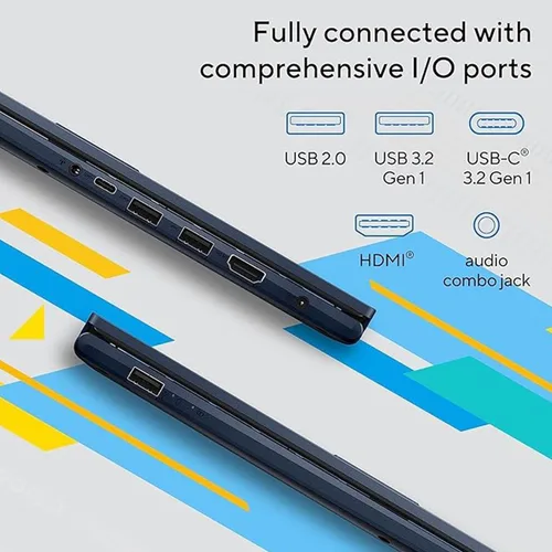 Miniatura 4 de ASUS Daily Vivobook portátil, pantalla FHD de 14", Intel Core i3-1215U, 8 GB de RAM, SSD de 256 GB, Wi-Fi 6, HDMI, cámara web, panel táctil, Windows
