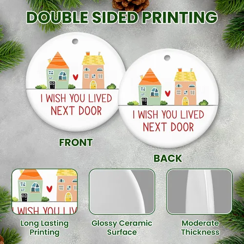Miniatura 4 de TEEZWONDER Regalos de Navidad de Amistad para Mujeres y Hombres - Adornos de Sol de Navidad 2025 - Regalos de Vida Natural para Amigas, Adorno